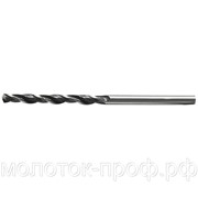 Сверло по металлу, 4.2 мм, быстрорежущая сталь, 10 шт, цилиндрический хвостовик Сибртех фотография