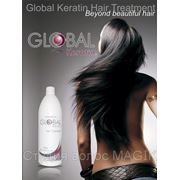 Глобальное лечение волос кератином фото