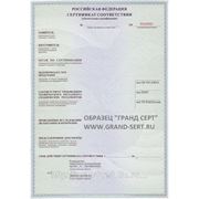 Сертификат соответствия Тех. регламента Таможенного Союза фото