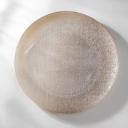 Тарелка «Талисман», d=28 см, цвет бежевый фото