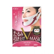 Японская Маска для овала лица Puresa Lifting V-MASK 3 sheet фотография