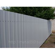 Забор из профнастила строительство в Перми фотография