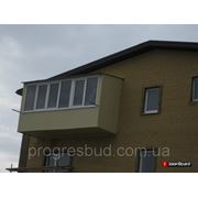 Изготовление крыши на балконе Киев фото