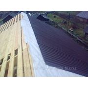 Монтаж крыши деревянного дома фото