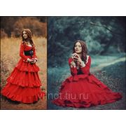 Красное платье Белоснежка фото