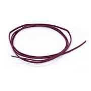 Шнурок для амулетов и кулонов 90 см фиолетовый кожа фото