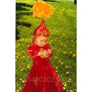Прокат казахских национальных костюмов для детей в Астане фотография