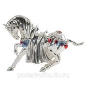 Скульптура “Лошадь “Цирковая“, серебро фото