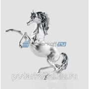Скульптура “Конь на дыбах“, серебро фото