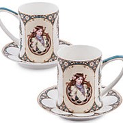 Чайный набор на 2 персоны Габриэлла/Костяной фарфор арт.JK-56 Pavone фотография
