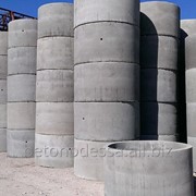 Колодезные бетонные кольца с доставкой фотография