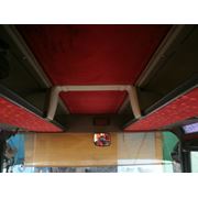 Перетяжка потолка автобуса “Neoplan“ фото