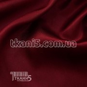 Ткань Креп сатин ( бордовый ) 923