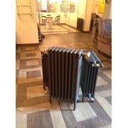 Монтаж и обвязка чугунного радиатора фото