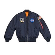 Куртка Alpha Industries MA-1 NASA Replica Blue фото
