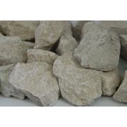 Камень твердый известково-доломитный темно-серый  выборочный 100-500 мм фото