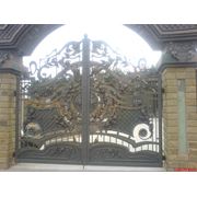 Кованые ворота фото