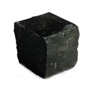 Гранитная брусчатка Габбро черный 10 фото