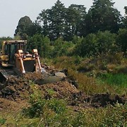 Вырыть пруд,Земляные работы, устройство котлованов, водоемов