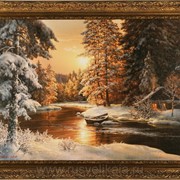 Картина В зимнем лесу