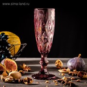 Бокал для шампанского Magistro «Круиз», 160 мл, цвет розовый фотография
