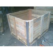 Контейнер (ящик) деревянный для сборки и хранения фруктов и овощей 1000х1200х750(850) фото