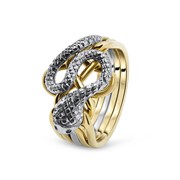 Золотое кольцо головоломка “Ангольская кобра“ от Wickerring фотография