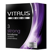 Презервативы с утолщенной стенкой vitalis premium strong - 3 шт. R&S GmbH Vitalis premium №3 strong фото