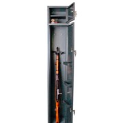Шкаф металлический для хранения оружия купить Стрелок-7 на 1-3 ствола фото