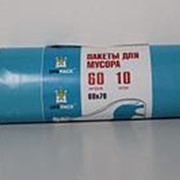 Пакет для мусора пвд «ufapack» 60 л., 10 шт.