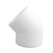 Угольник PP-R белый внутренняя пайка Дн 160х45гр Ру10 ФД Пласт 21613 127-1522 фото