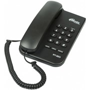 Телефон проводной RITMIX RT-320 black, без дисплея, пауза, сброс, повтор номера, световой индикатор, фото