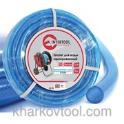 Шланг для воды 3-х слойный 1/2, 50м, армированный PVC Intertool GE-4056