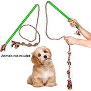 Собачья удочка Игрушка для домашних животных Жевательная игрушка Веревка Интерактивная Палка Colorful Rotar На фото