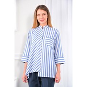 Рубашка голубая с длинными рукавами LCO05 р. 42-52 фото