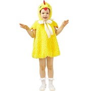 Карнавальный костюм для детей Пуговка Курочка в платье детский, 26 (104 см) фото