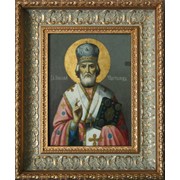 Старинная икона "Святой Николай Чудотворец"