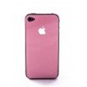 Пленка защитная EGGO iPhone 4/4S Crystalcover pink BackSide (розовая, перламутровая) фото