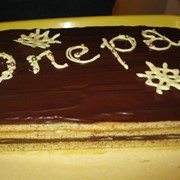 Французский плоский торт “Опера“ фото