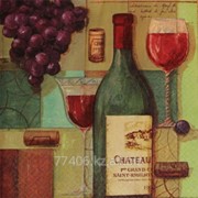 Салфетка для декупажа Вино: Сен Эмильо фотография