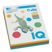 Бумага IQ COLOR A4, 80 г/м2, 250л. 5-ть пастельных цветов. фотография