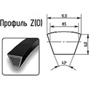 Ремни клиновые профиль Z(O) 10x6мм