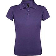 Рубашка поло женская PRIME WOMEN 200 темно-фиолетовая, размер L фото