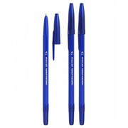 Ручка шариковая ТОНКАЯ ЛИНИЯ ПИСЬМА, масляные чернила, синяя, ассорти, (СТАММ) фотография