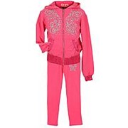 Модный спортивный костюм для девочки розового цвета 16 фотография