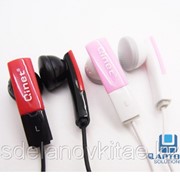 Наушники-вкладыши с микрофоном, регулятором громкости для компьютера, разъем 3,5 мм фото