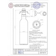 Бутылка стеклянная для пищевых жидкостей "Лапландия- КПМ-30(Н59)-500 "(гуала)