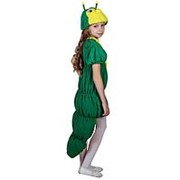 Костюм карнавальный Вини “Гусеница“ шапочка и платье с хвостом фото