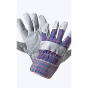 Перчатки Ангара, спилковые, комбинированные, утепленные Артикул: 23150 фото