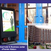 Реклама в гостинице, Реклама в бизнес центрах, Реклама в гостинице и бизнес центре «Премьер Алатау» фото